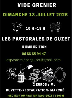 LES PASTORALES DE GUZET - VIDE GRENIER