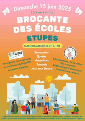 Brocante, Vide-greniers - Étupes