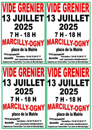 Vide-greniers - Marcilly-Ogny