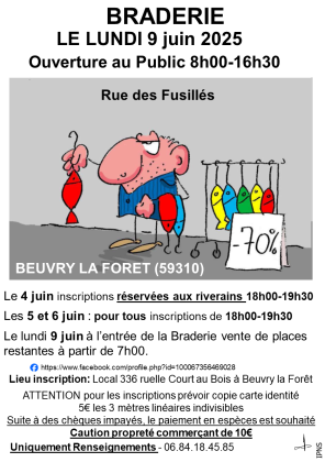 Braderie - Beuvry-la-Forêt
