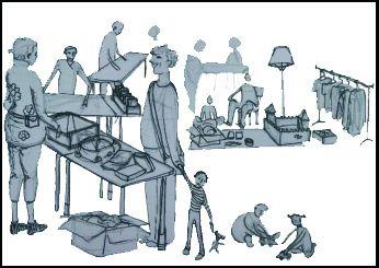 Brocante, Vide-greniers - Marconne