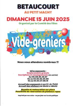 Vide-greniers - Betaucourt
