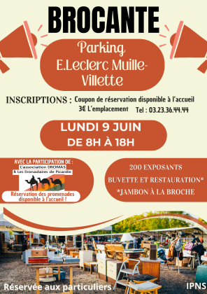Brocante, Vide-greniers - Muille-Villette