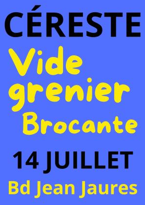 Brocante, Vide-greniers - Céreste
