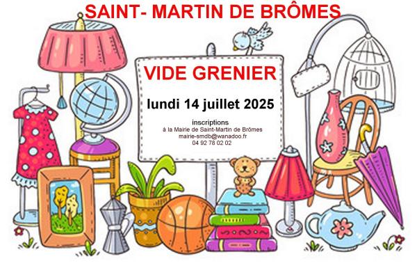 Brocante, Vide-greniers - Saint-Martin-de-Brômes