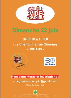 Vide-greniers - Sceaux