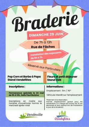 Braderie, vide-greniers - Vendeville