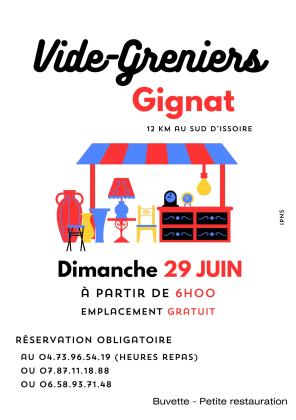 Vide-greniers - Gignat