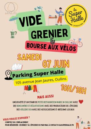 Vide-grenier - bourse aux vélos de la Super Halle