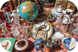 Brocante, Vide-greniers - Landogne