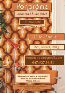 13 ème brocante des Voisins de la Snaye