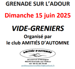 Vide-greniers - Grenade-sur-l’Adour
