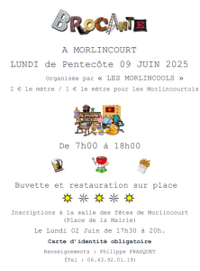 Vide-greniers - Morlincourt