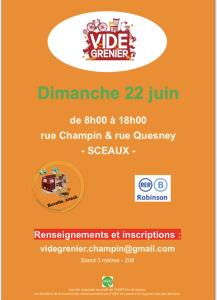 Vide-greniers - Sceaux