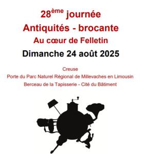 28ème Journée antiquités-brocante - Felletin
