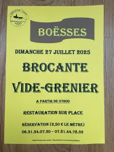 Brocante, Vide-greniers - Boësses