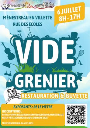 Vide-greniers - Ménestreau-en-Villette