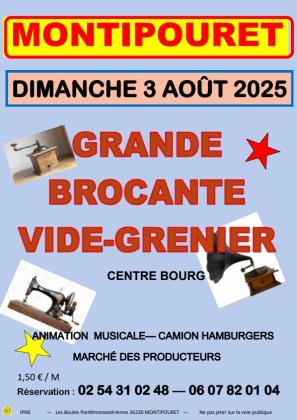 Brocante, Vide-greniers - Montipouret