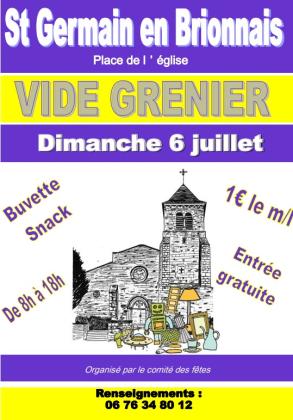 Vide-greniers - Saint-Germain-en-Brionnais