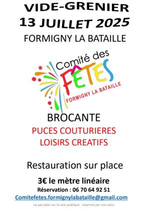 Vide-greniers, loisirs créatifs, puces couturières - Formigny