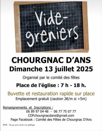 Vide-greniers - Chourgnac