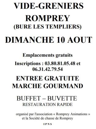 Vide-greniers - Bure-les-Templiers