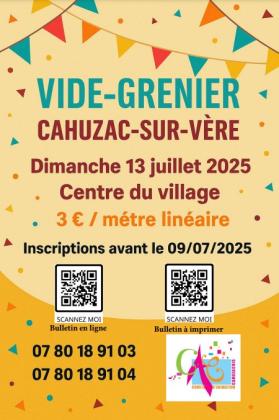 Vide-greniers - Cahuzac-sur-Vère