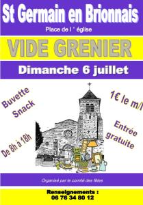 Vide-greniers - Saint-Germain-en-Brionnais