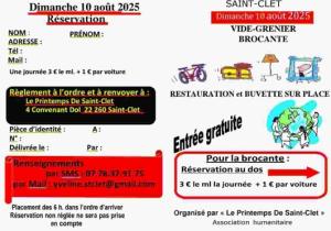 Brocante, Vide-greniers - Saint-Clet