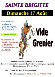 Vide-greniers - Sainte-Brigitte