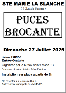 Brocante, vide-greniers - Sainte-Marie-la-Blanche