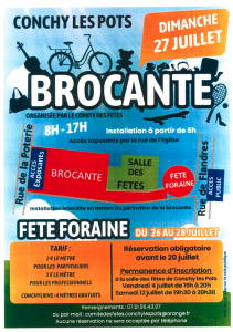 Brocante, Vide-greniers - Conchy-les-Pots