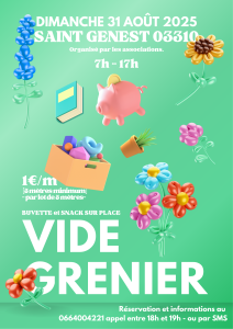 Brocante, Vide-greniers - Saint-Genest
