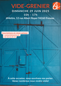 Vide-grenier à 6Mettre