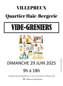 Vide-greniers Villepreux Haie Bergerie 2025