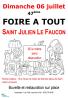 Foire à Tout - Saint-Julien-le-Faucon