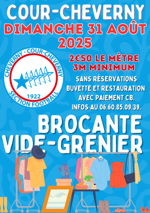 Vide-greniers - Cour-Cheverny