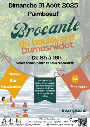 Brocante, Vide-greniers du Boulevard de Paimboeuf