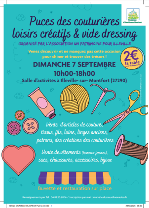Puces des couturières - Illeville-sur-Montfort