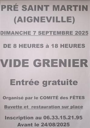 Vide-greniers - Pré-Saint-Martin