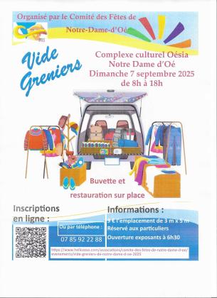 Vide-greniers - Notre-Dame-d'Oé
