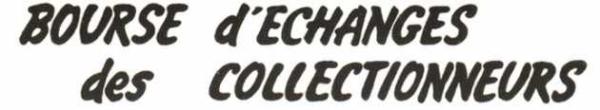 Bourse échanges de collectionneurs - Angiens