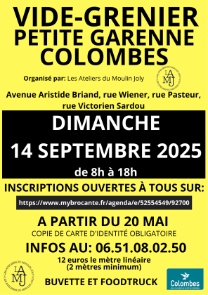 Vide-greniers de La Petite Garenne - Colombes