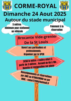 Brocante, Vide-greniers - Corme-Royal