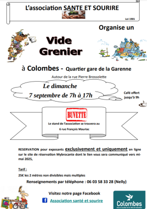 Vide-greniers - Colombes
