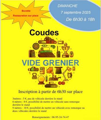Vide-greniers - Coudes