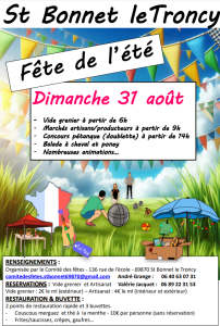Vide-greniers - Saint-Bonnet-le-Troncy