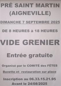 Vide-greniers - Pré-Saint-Martin