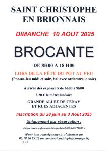 Brocante, Vide-greniers - Saint-Christophe-en-Brionnais