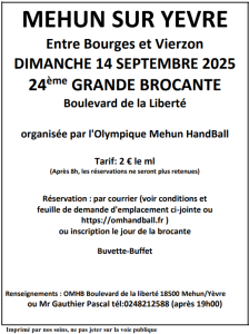 Brocante, Vide-greniers - Mehun-sur-Yèvre